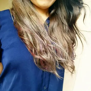 ロング カラー EMANON名古屋所属・美谷添（ミヤゾエ） まどか大人ヘアサロンのヘアスタイル