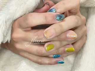 ネイル フルリール 【プライベートサロンのネイルデザイン