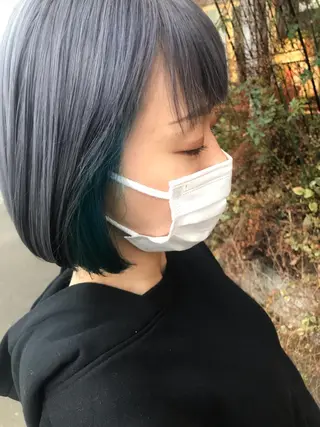 ミディアム 下條 真のヘアスタイル