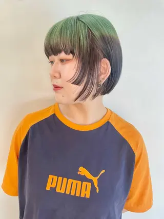 ミディアム カラー ハイトーンカラー 🌙Mina🌙のヘアスタイル