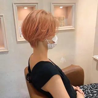 ショート カラー 森 早希絵のヘアスタイル