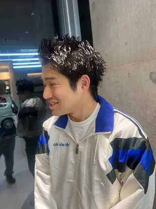 メンズ 吉沢遣人/レイヤー 艶カラー/抜け感のヘアスタイル