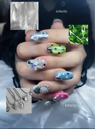 ミディアム oak nail所属・myuone ☆miyuのネイルデザイン