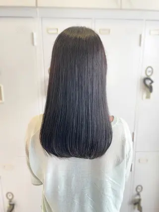 セミロング カラー 大阪長居🌱野見山 卓也のヘアスタイル