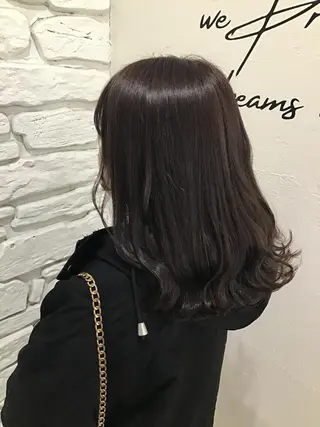 セミロング カラー 加藤 菜々香のヘアスタイル