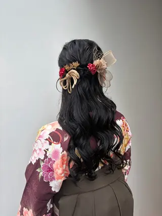 ロング サオリ仙台・上品モテ カラーヘアセット🩰のヘアスタイル