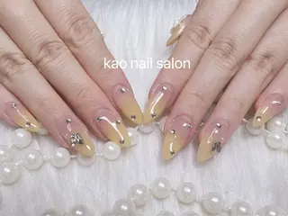 ネイル kao nail マグネット/長さだしのネイルデザイン