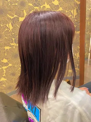 セミロング カラー Design Color🐰アユミのヘアスタイル