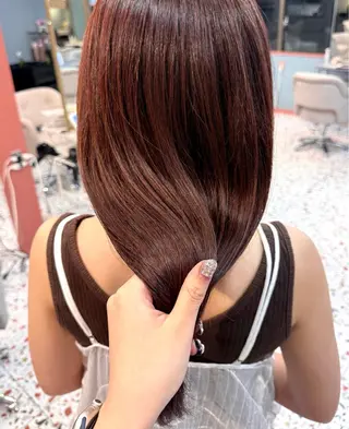 ロング カラー 韓国ヘア 🎀華澄のヘアスタイル