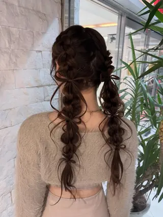 ロング セット/着付け/上野 /カラー/🦋シオリのヘアスタイル