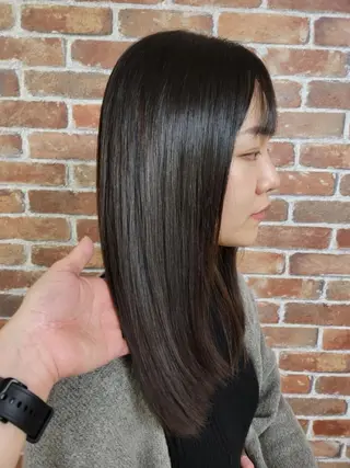 セミロング パーマ 木村 純也のヘアスタイル