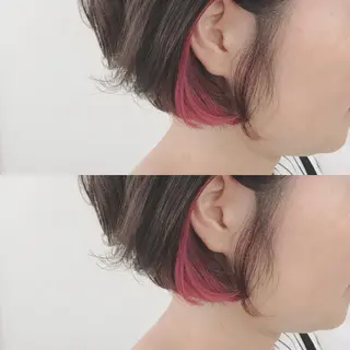 カラー 艶カラー/フェイス レイヤー/たむのヘアスタイル