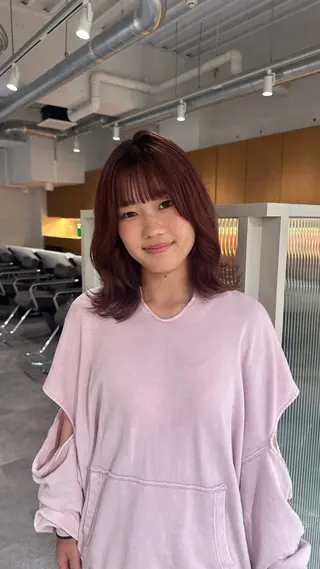 ミディアム RUNA⭐️レイヤー /ボブ/似合わせ⭐️のヘアスタイル