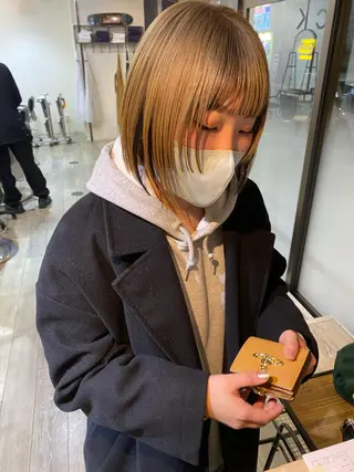 ショート W所属・小林 朋花のヘアスタイル