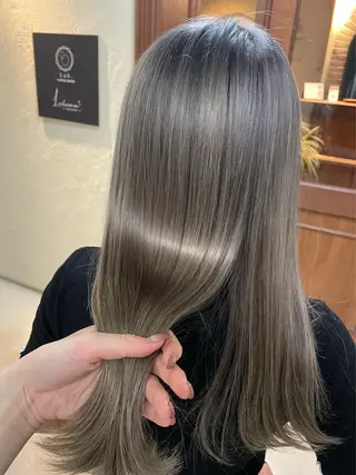 ロング カラー ヘアアレンジ maoブリーチ無し 似合わせカラーのヘアスタイル