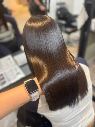 ロング 札幌クロスパーマ /🎀柴田ひな🎀のヘアスタイル