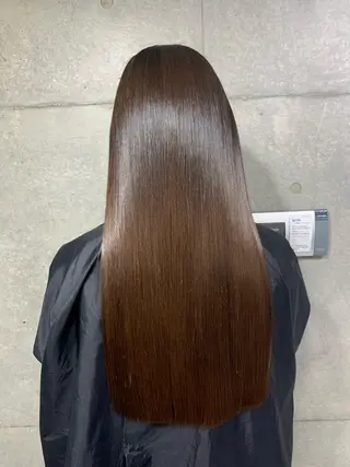 セミロング メンズ THE./ブリーチ 透感カラー/髪質改善のヘアスタイル