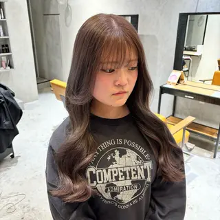 ロング Natsuki/韓国 ボブ/レイヤーカットのヘアスタイル