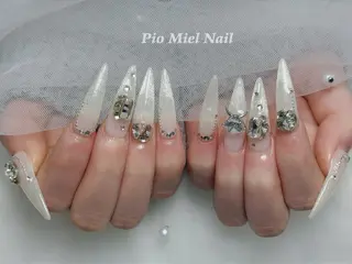 ネイル HANA 長さだしのネイルデザイン