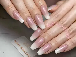 ネイル ユリ🎀長さだし/ パラジェル/持ち込みのネイルデザイン