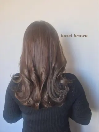 セミロング カラー ヘアアレンジ topstylist 芳賀みなみのヘアスタイル