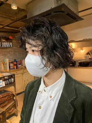 ミディアム パーマ お任せヘア☘️☘️ 及川渚のヘアスタイル