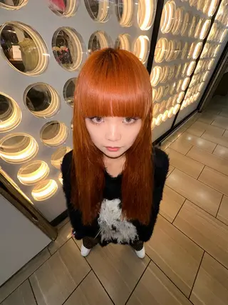 セミロング カラー ハイトーン/ブリーチ カラー/SHOGOのヘアスタイル