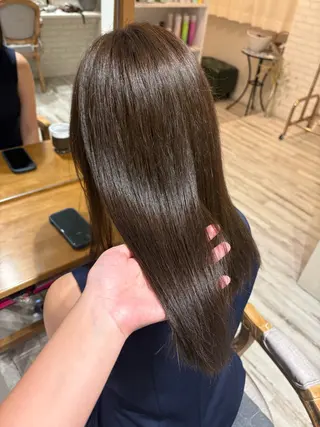 ロング カラー 透明感/韓国風 HIRARIのマツエク・マツパデザイン