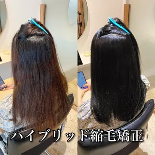 ロング カラー パーマ ブリーチ縮毛矯正/ デサキ ショウヘイのヘアスタイル