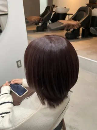 ショート カラー 原口 桃歌のヘアスタイル