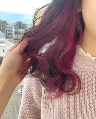 ミディアム レイヤー/ウルフ🤎 mayo.のヘアスタイル