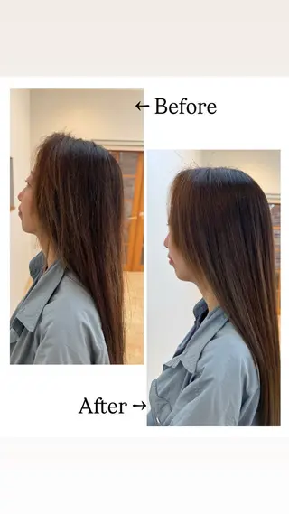 ロング リトル・サイエンティスト所属・一宮/縮毛矯正/ 内野優紀のヘアスタイル