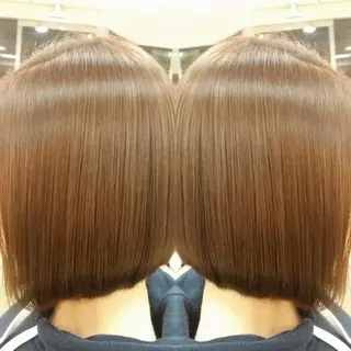 ミディアム カラー パーマ 髪質改善特化美容師 小林和哉のヘアスタイル