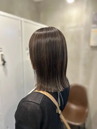 ミディアム カラー source河原町 /水本賢のヘアスタイル