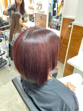 ショート KAZUKI新宿 カット　パーマのヘアスタイル