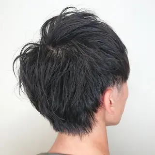 メンズ カラー パーマ ヘアアレンジ ブリーチ/ヘアケア/ 艶髪/イギチハルのヘアスタイル