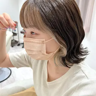 ショート カラー 【髪質改善】 【美髪矯正】🌻店長のヘアスタイル