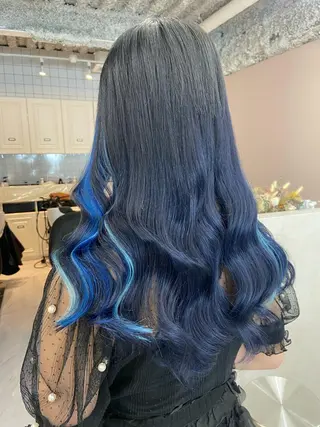 ロング カラー 新宿/韓国ヘア 中明度カラー/かやのヘアスタイル