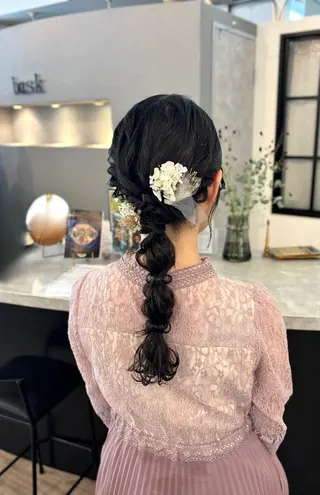 ヘアアレンジ VISAGE ba.sk 金子詩帆のヘアスタイル