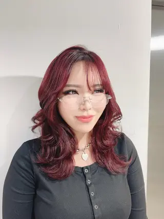 ミディアム カラー こゆき /カラーモデル様募集のヘアスタイル