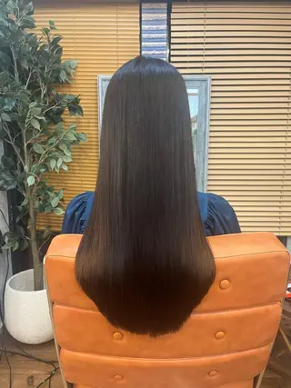 ロング ⚪️髪質改善 縮毛 店長 コウ⚪️のヘアスタイル