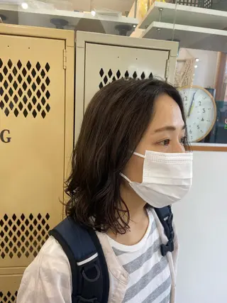 ミディアム SUNC🍀大熊 花奈絵🍀のヘアスタイル