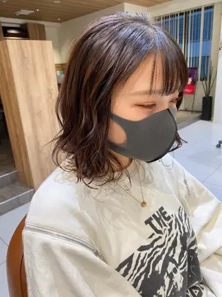 ショート カラー 韓国風スタイル 🍓MIZUKI🍓のヘアスタイル