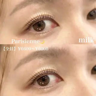 マツエク・マツパ milk希望ヶ丘所属・milk希望ヶ丘 kikuchiのマツエク・マツパデザイン