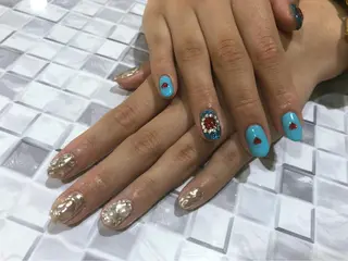 メンズ キッズ ネイル マツエク・マツパ a:Qネイル /久米川のネイルデザイン