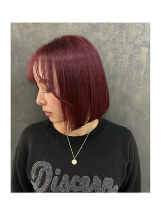 ショート design salonLia所属・色落ちまで2度綺麗な ハイトーン🪞／ミクのヘアスタイル