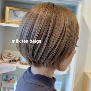 ショート カラー NOA 福島店のヘアスタイル