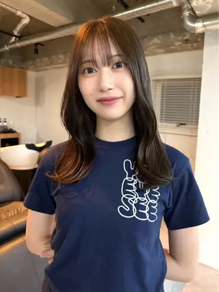 ミディアム カラー ᴄʜɪʜɪʀᴏ /透明感カラーのヘアスタイル