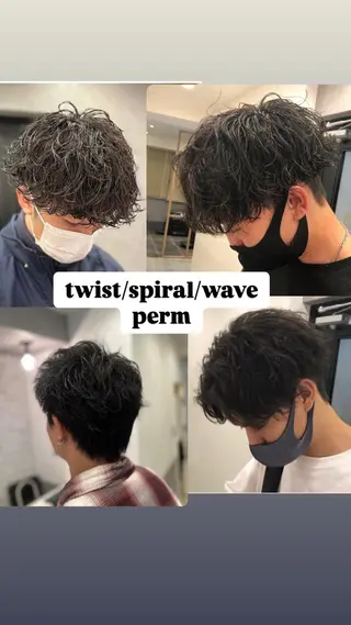 メンズ SALOWIN新宿三丁目所属・新宿/新宿三丁目 メンズハイライト梶原のヘアスタイル