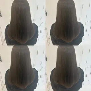 セミロング カラー 髪質改善/艶カラー/ メンズパーマ/鈴木のヘアスタイル